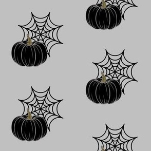 black-pumpkin-spiderweb-on-silver