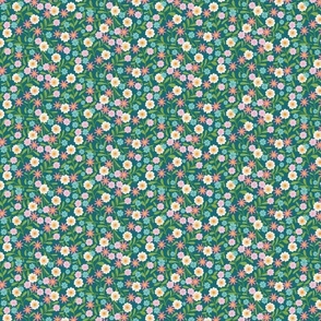 May Flowers teal 4” r