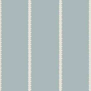 Brushstroke Stripe with Dusty Blue and Cream (6" repeat)