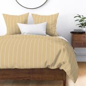 Brushstroke Stripe with Butter Yellow and Cream (3" repeat)