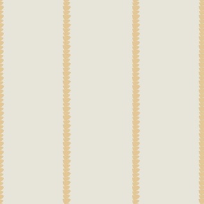 Brushstroke Stripe with Cream and Butter Yellow (6" repeat)