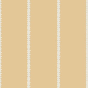Brushstroke Stripe with Butter Yellow and Cream (6" repeat)