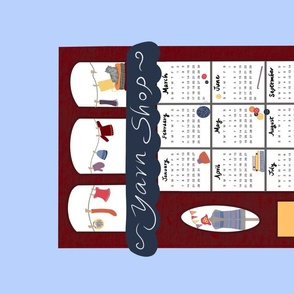 Yarn Shop Calendar 2024