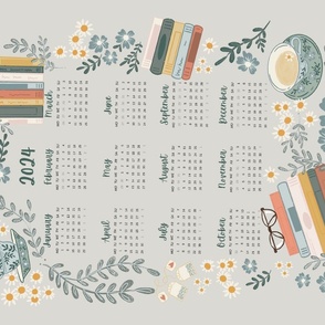 Book & Tea 2024 Calendar