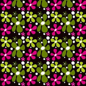 Funky_Flowers_In_Pink_And_Green