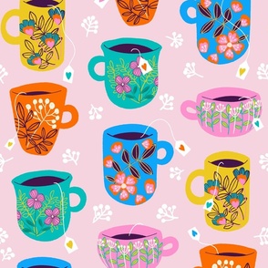 L - Favourite cup - pink - Helen Bowler