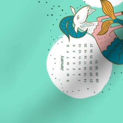 2024 zodiac calendar - minty