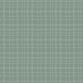 sweet plaid in green - small scale