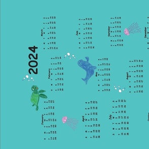 2024 Calendar Oceans of Possibilities