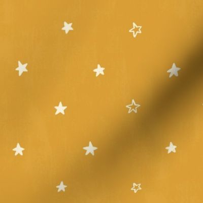 Polka Dot Stars - Yellow