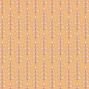 Linear Leaves (Morning Light colourway) - Ditsy Garden Mini Collection