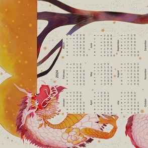 Abundance: 2024 Calendar, Year of the Dragon