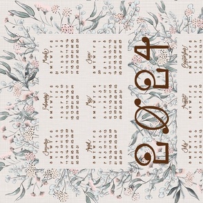 Australian Bush Floral Calendar