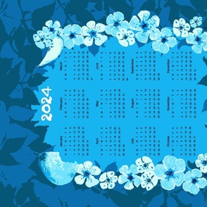 2024 Blue Pears and Blossom Calendar
