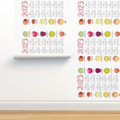 2023 apple tea towel calendar 