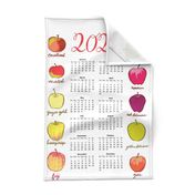 2023 apple tea towel calendar 