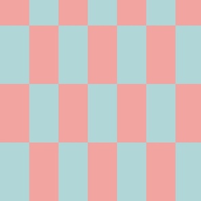Modern Simple Pop Rectangles - Pink Blue