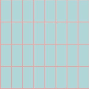 Modern Simple Pop Tiles - Blue / Pink 