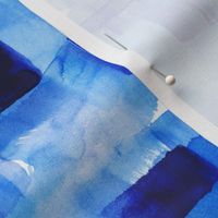 Blurred Watercolor Blocks in Blue