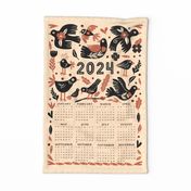 Birds with folk vibes - 2024 Calendar