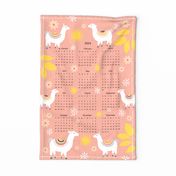 Llama Calendar 2024_ Pink
