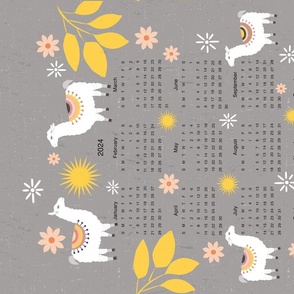 Llama Calendar 2024