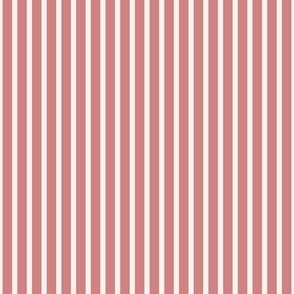 Stripes / small scale  dark coral graphic stripes pattern design geo