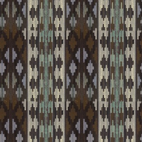Ethnic carpet turkish brown