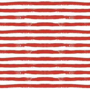 red horizontal stripes