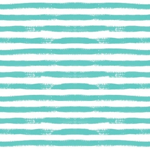 turquoise horizontal stripes