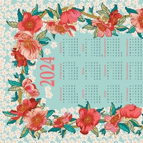 Floral Calendar 2024 (English)