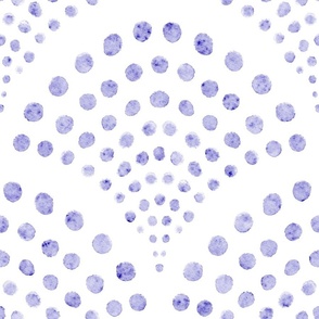 abstract shell dots - lilac scallop - coastal lilac wallpaper