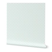 polka dots mint green