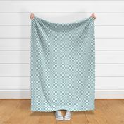 polka dots dark teal