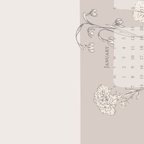 Calendar 2024 Birth Month Florals