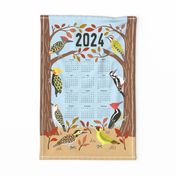 Woodpeckers of the world - calendar 2024
