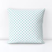 polka dots light teal