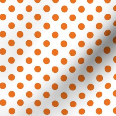 polka dots orange