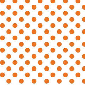 polka dots orange