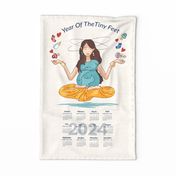 Year Of The Tiny Feet Calendar 2024 for all soon-to-be-parents 01