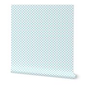 polka dots sky blue