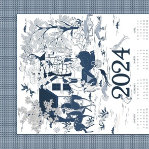 Chinoiserie Calendar 2024