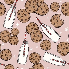 Milk and Cookies / Pink - Christmas