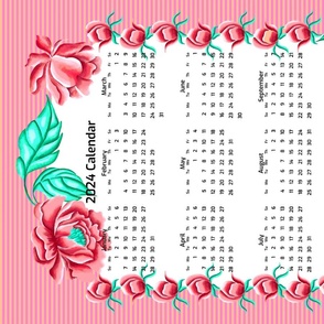 Rosine Calendar-Peach-2024