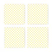 polka dots lemon yellow