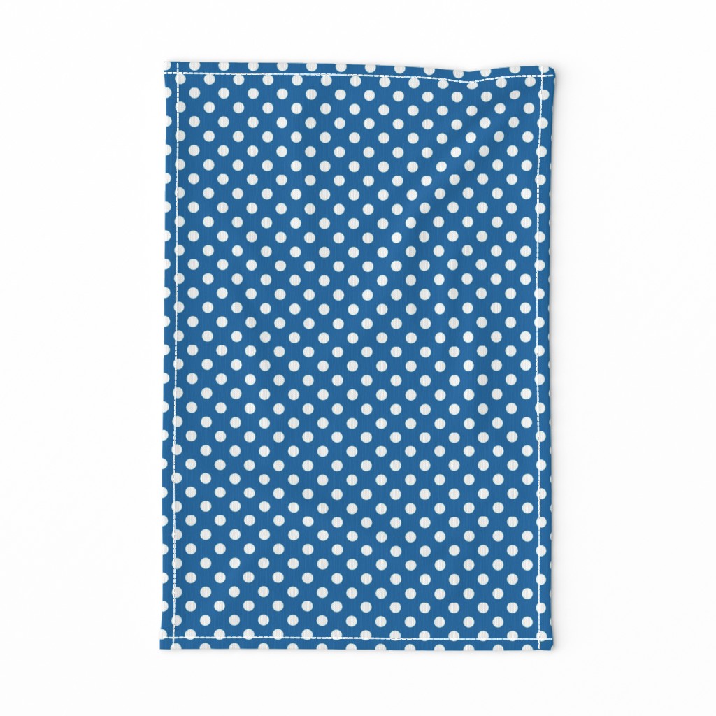 polka dots 2 royal blue