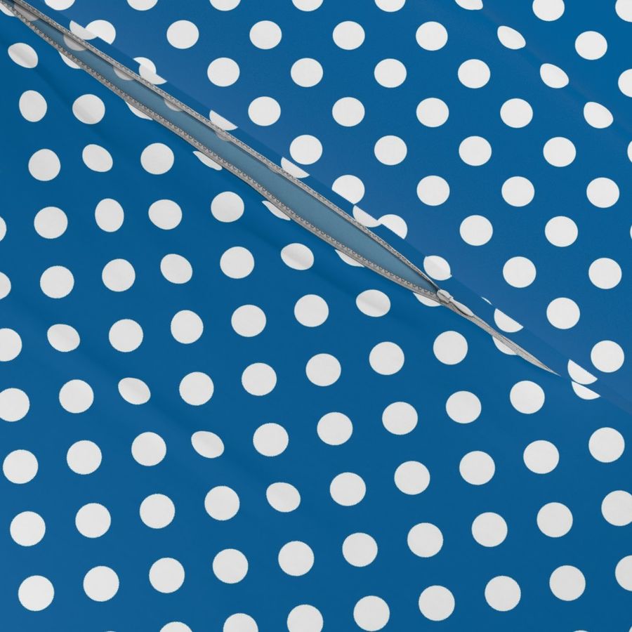 polka dots 2 royal blue