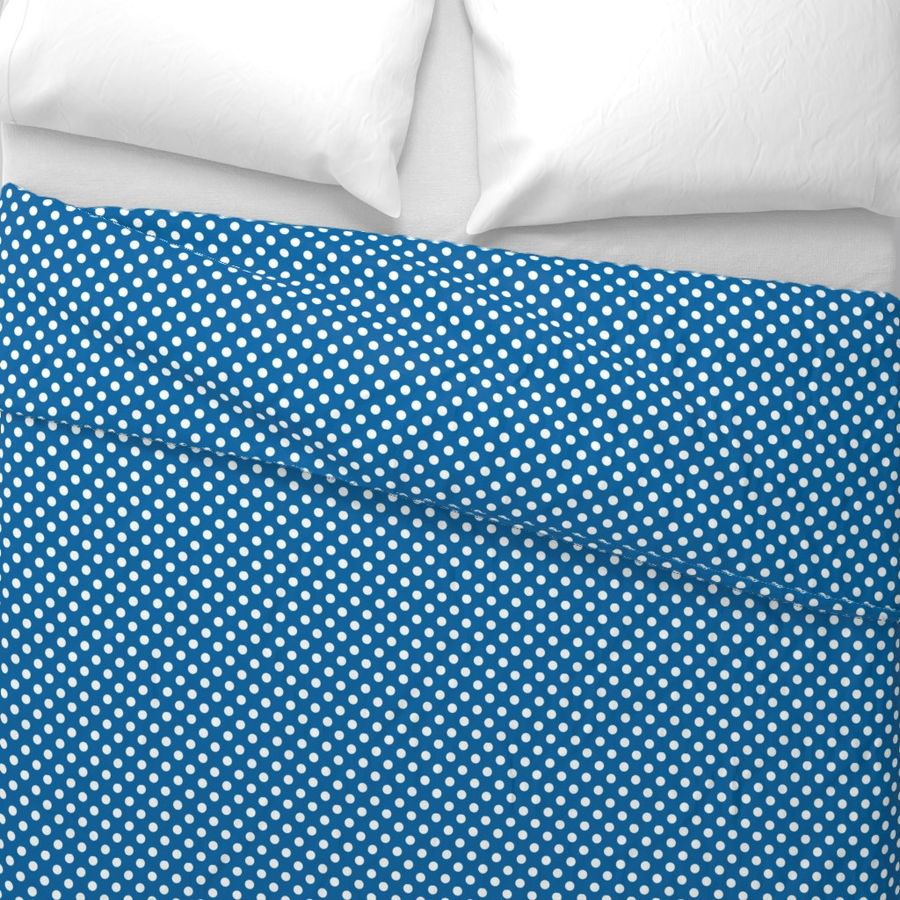 polka dots 2 royal blue