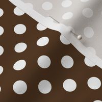 polka dots 2 dark brown