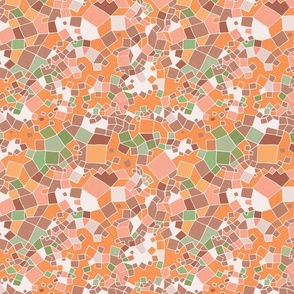 SMALL • Abstract Geometric Field map 1. Orange Green